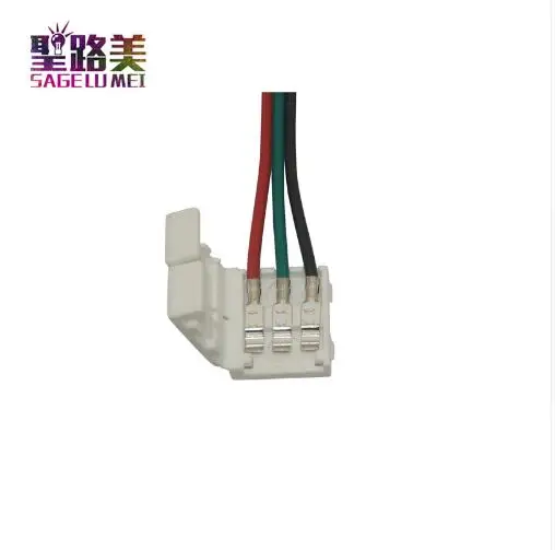 3pin 10mm connector double 2 head wires connect to ws2811 ws2812B 6812 1903ic led pixels strips easy no need soldering | Обустройство