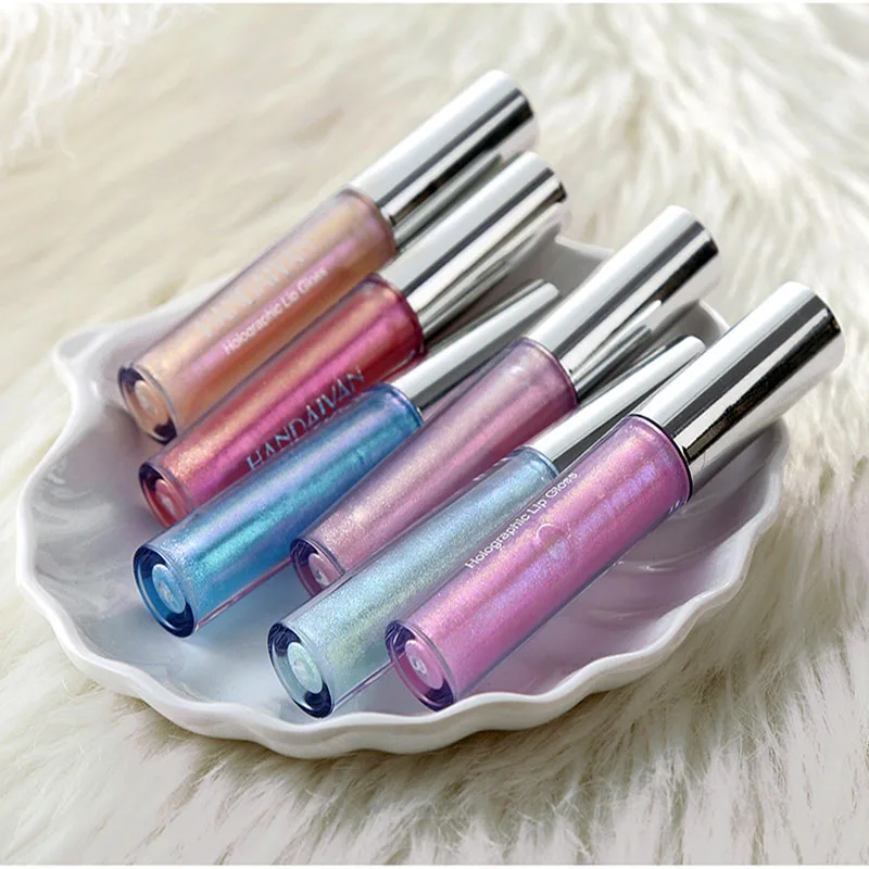 6 цветов Блеск для губ поляризационный блеск жидкая помада блестящий