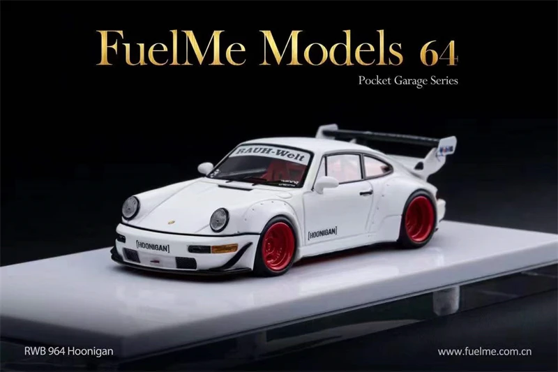 Модель автомобиля FuelMe 1:64 RWB 964 бордовая/бордовая белая/черная | Игрушки и хобби