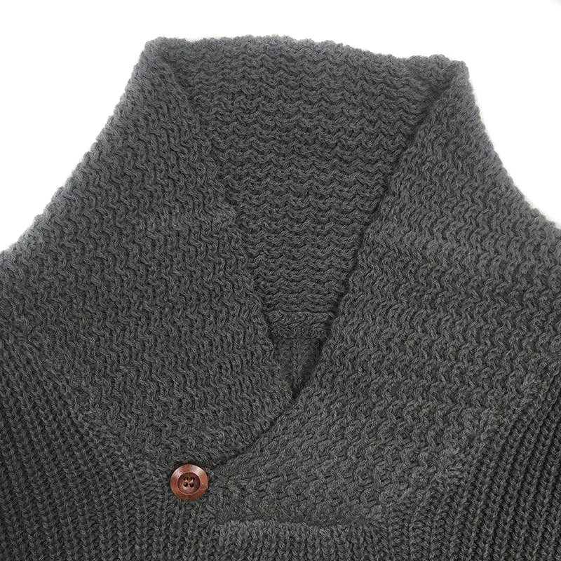 

Men Sweater Solid Color Pullover Sweater Soft Warm Knitted Top Winter Autumn PR Sale