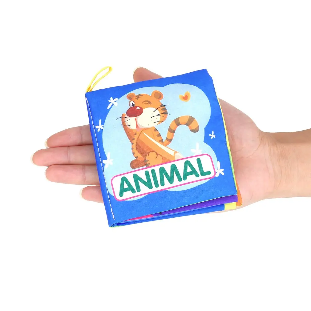 Новорожденные детские тканевые книги Ранние развивающие портативные красочные
