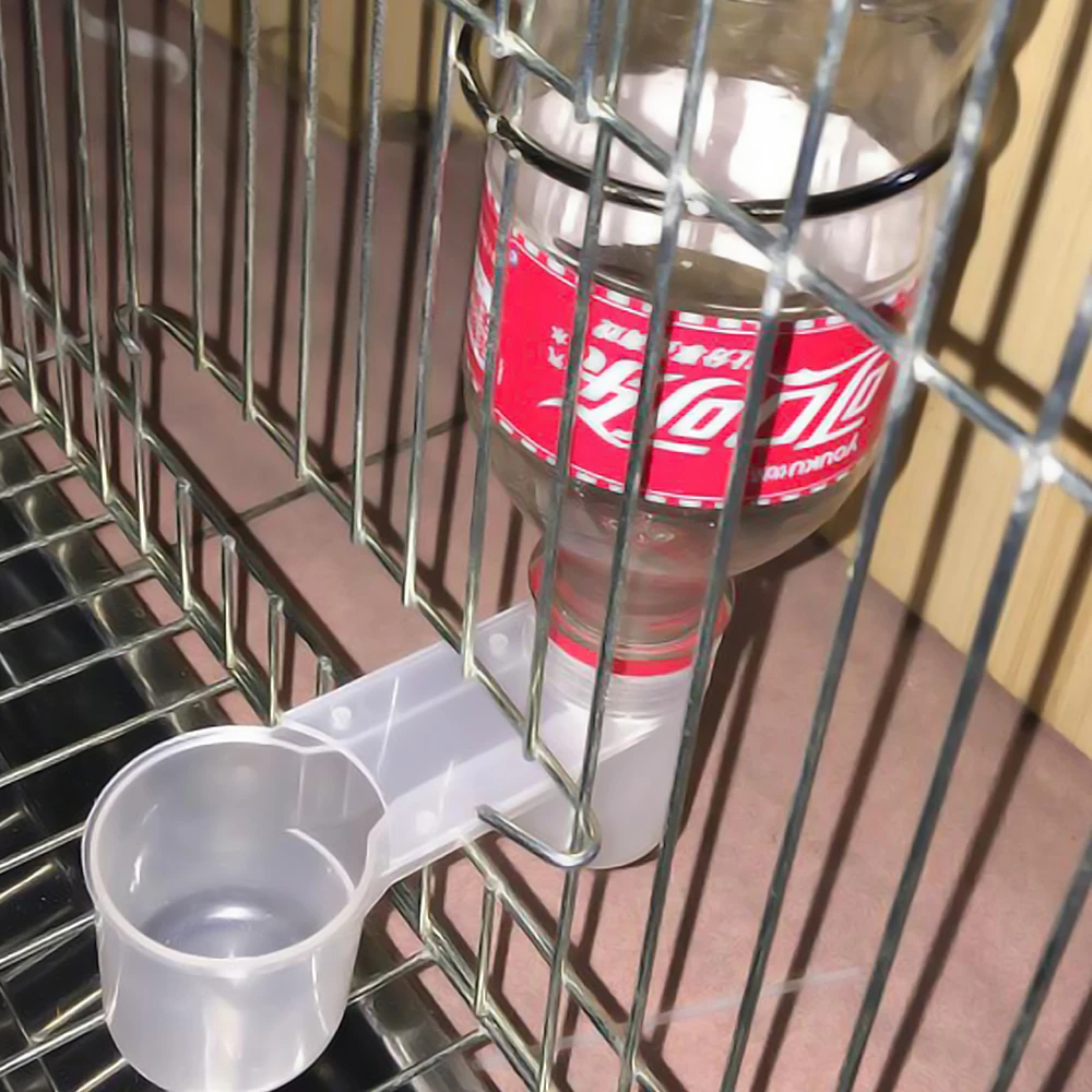 Plastic Pet Bird Drinker Feeder Water Bottle Cup Cat Chicken Pigeon  For  Pigeon Home Garden
