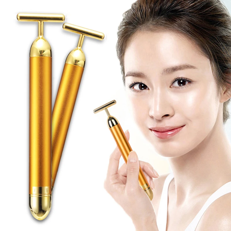 Энергию кожи Красота бар для похудения уход за кожей лица ролик с золотым