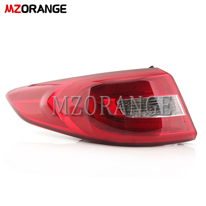 outer left MZORANGE для hyundai Sonata 9- автомобильный светильник в сборе Автомобильный задний светильник Поворотная сигнальная Тормозная Предупреждение ющий бампер светильник - Цвет: outer left