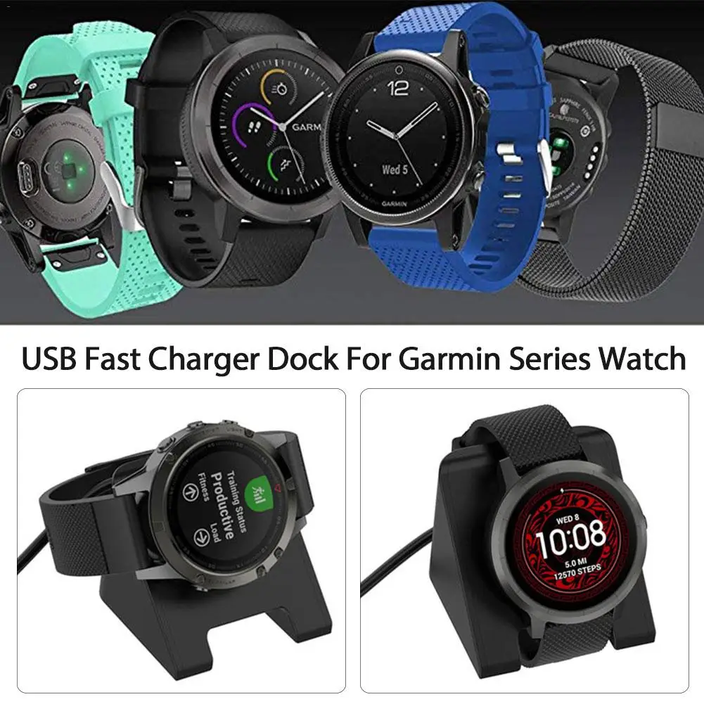 1 м/3 3 фута USB Зарядное устройство Док станция для быстрой зарядки Garmin Fenix 6 6S 6X Pro 5 5S
