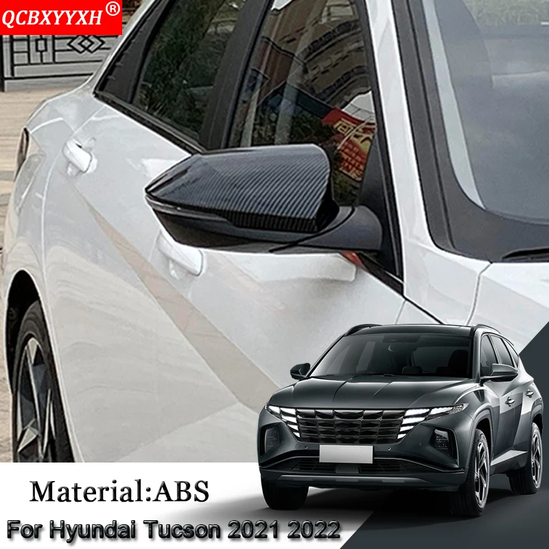 

Car Styling ABS Car External Rearview Mirror Cover Sequins Auto Sticker Automobiles Accessories For Hyundai Tucson NX4 2021 2022