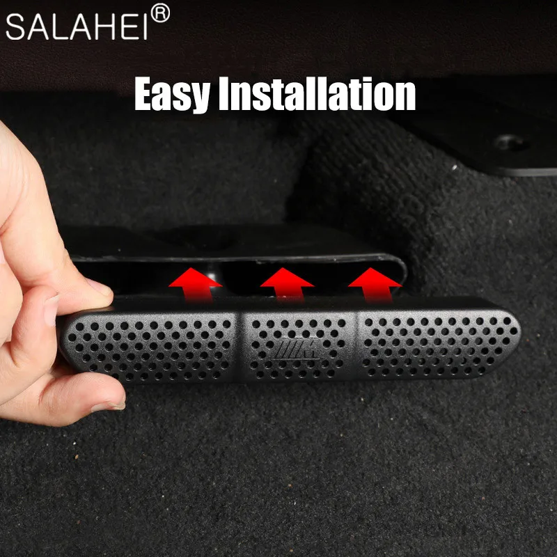 

Car-styling Under Seat AC Heat Floor Air Conditioner Duct Vent Outlet Grille Cover Fit for BMW X3 X4 Car Accessories Interior