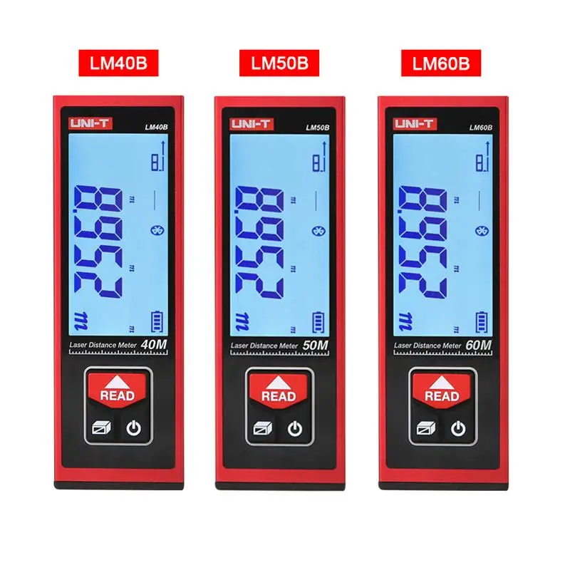 

UNI-T LM60B LM50B LM40B Mini Bluetooth Rangefinder High-Precision Electronic Ruler For Building Room Measuring Instrument