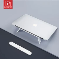 oatsbasf foldable laptop stand holder for macbook pro air notebook riser holder desktop cooler stand vertical computer bracket
