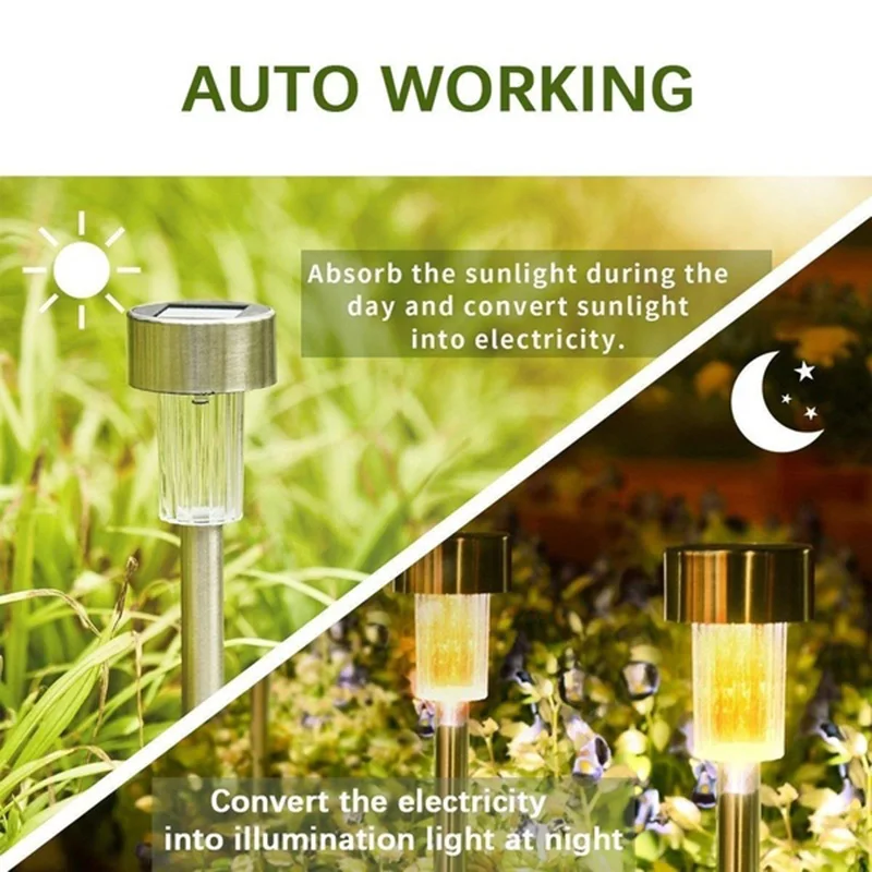 

1/3Pcs LED Solar Powered Outdoor Yard Light Lamp Ground Lawn Light Path Landscape Waterproof Spot Ball Bulbs Garden Decoration