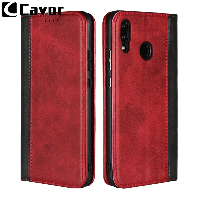 Цветные кожаные чехлы книжки для Huawei nova 3 nova3 чехол Аксессуары мобильных