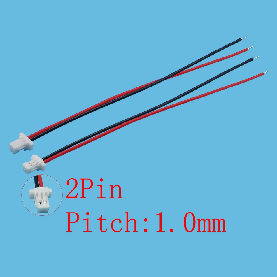 

10 шт. JST SH1.0 Шаг 1,0 мм 2P 3P 4P 5P 6P 7P 8-контактный одинарный гнездовой разъем для электронного провода, длина кабеля 10 см 28AWG