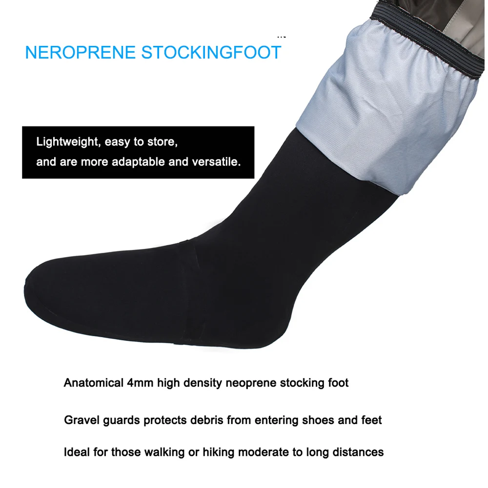 Трехслойные дышащие водонепроницаемые сапоги для ловли нахлыстом штаны рыбы