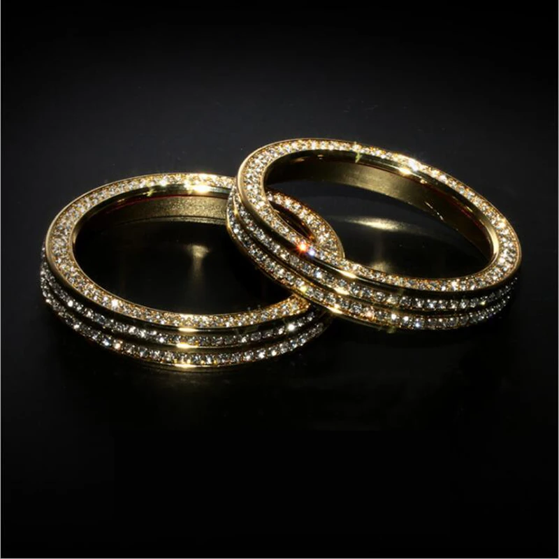 

Car Styling Air Conditioning Knobs Audio Decorative Circle cover sticker For Mercedes Benz M G GL SLClass GLE CLK CLS GLS SLK