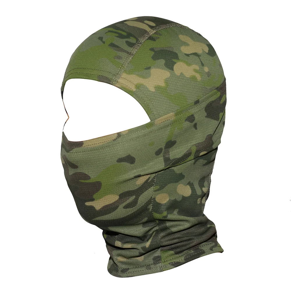 SP03 Камуфляжная мотоциклетная Балаклава, Военная Тактическая Маска для всего лица, Байкерская маска для пейнтбола, охоты, рыбалки, армейский велосипедный шлем, лайнер, шапка - Цвет: SP03