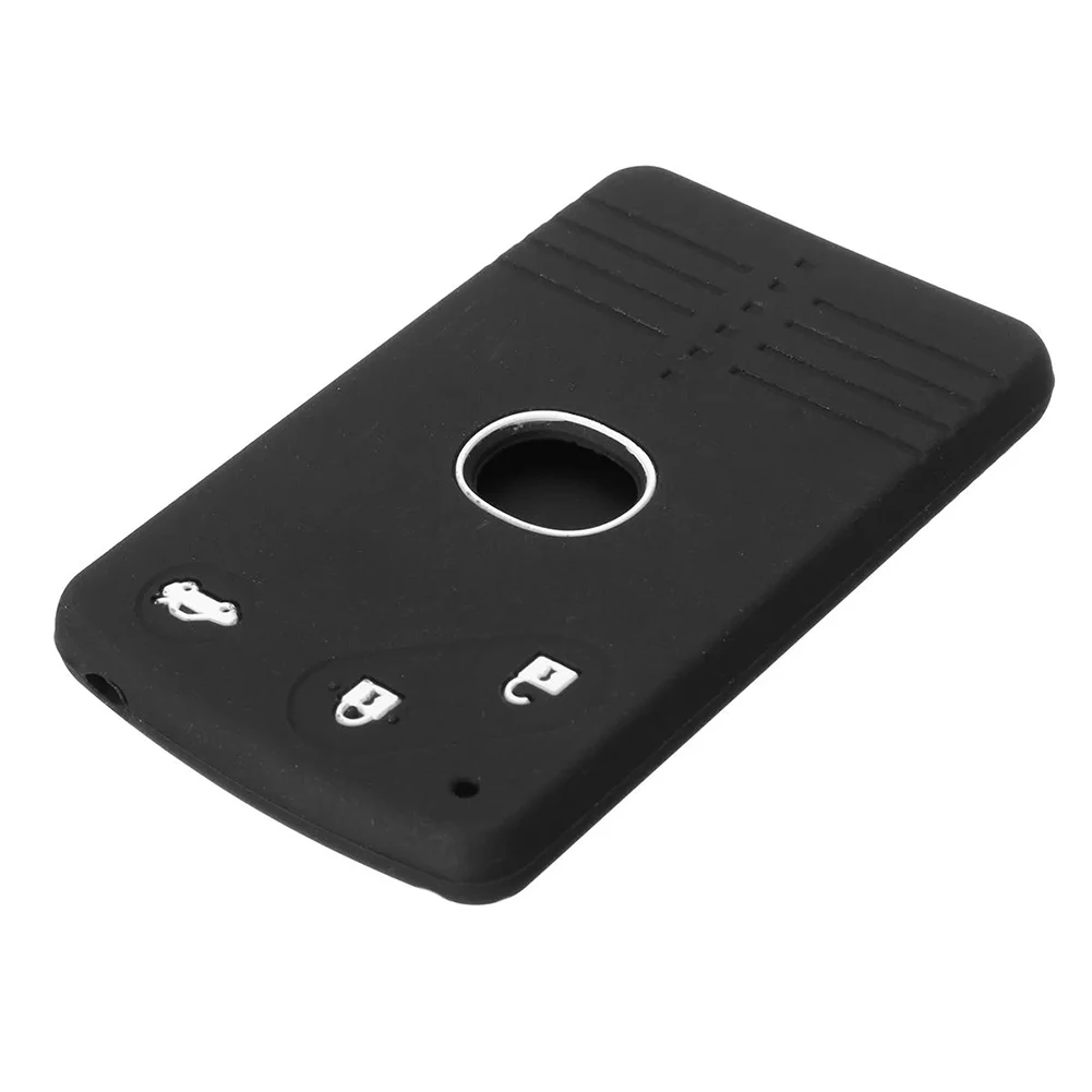 Чехол для автомобильного ключа силиконовый чехол с 3 кнопками смарт карты брелок