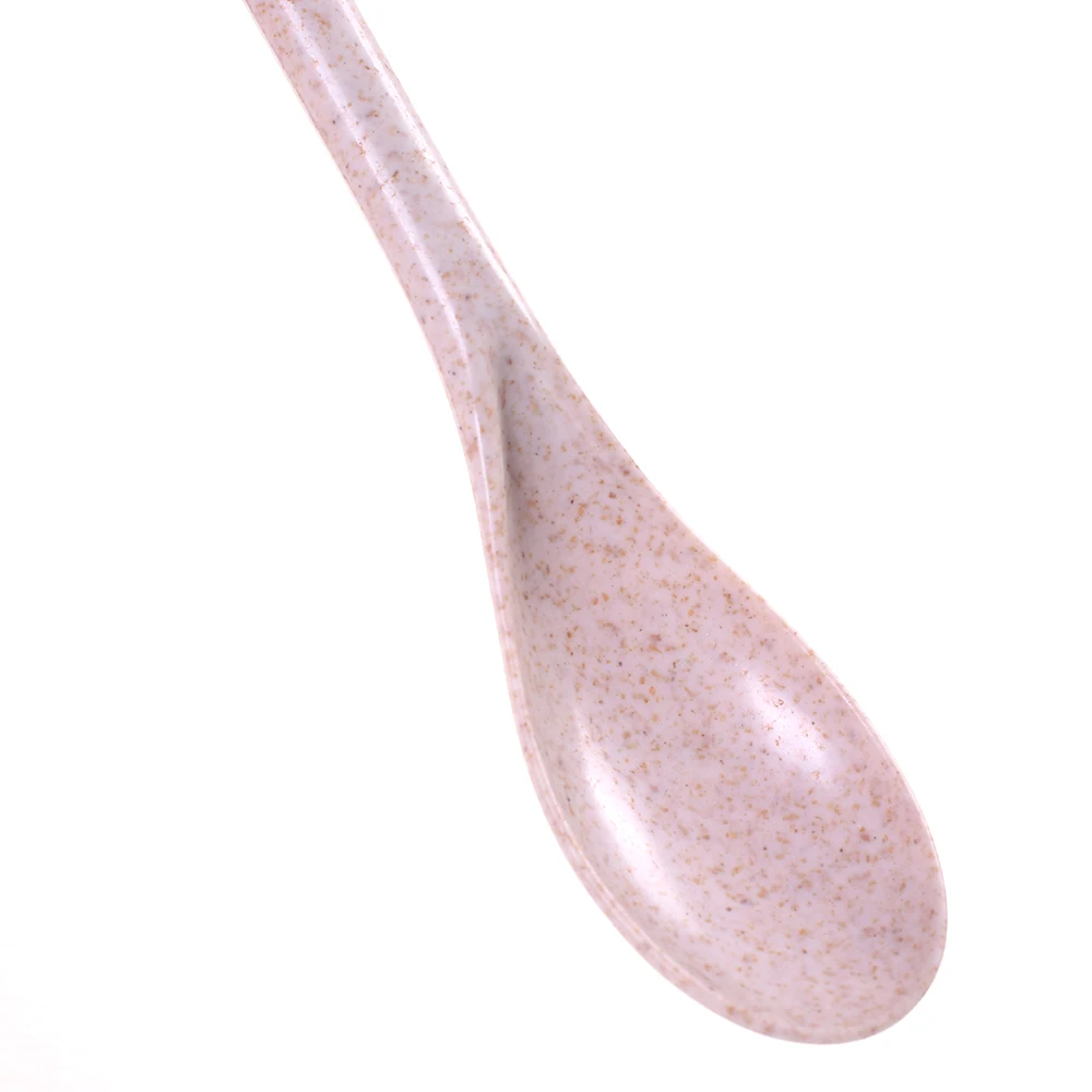 4 шт./компл. 18 см ложка из пшеничной соломы мини детские рисовые ложки Экологичная