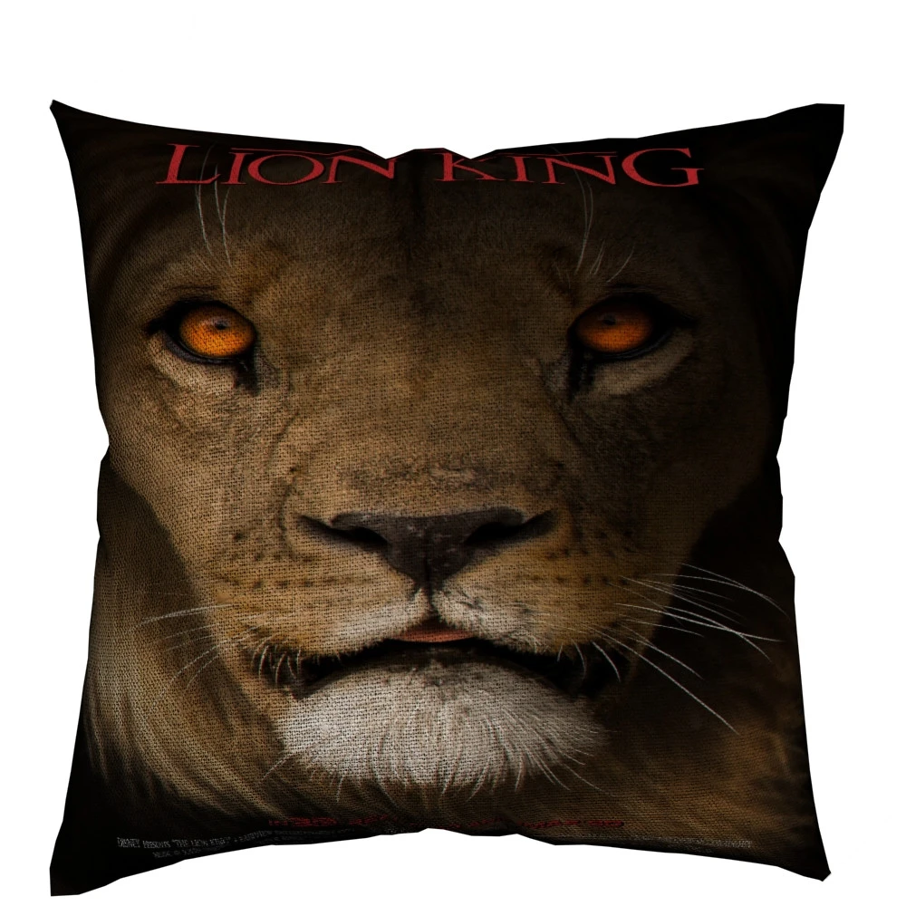 Lion King Movie Pillow Cover Throw Pillows For Sofa Cotton Linen Cushion Cover 45x45cm Scandinavian Decoration Home Almofada
