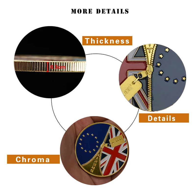 Позолоченные монеты WR с держателем для монет 5 шт. британская Премьер лига Борис