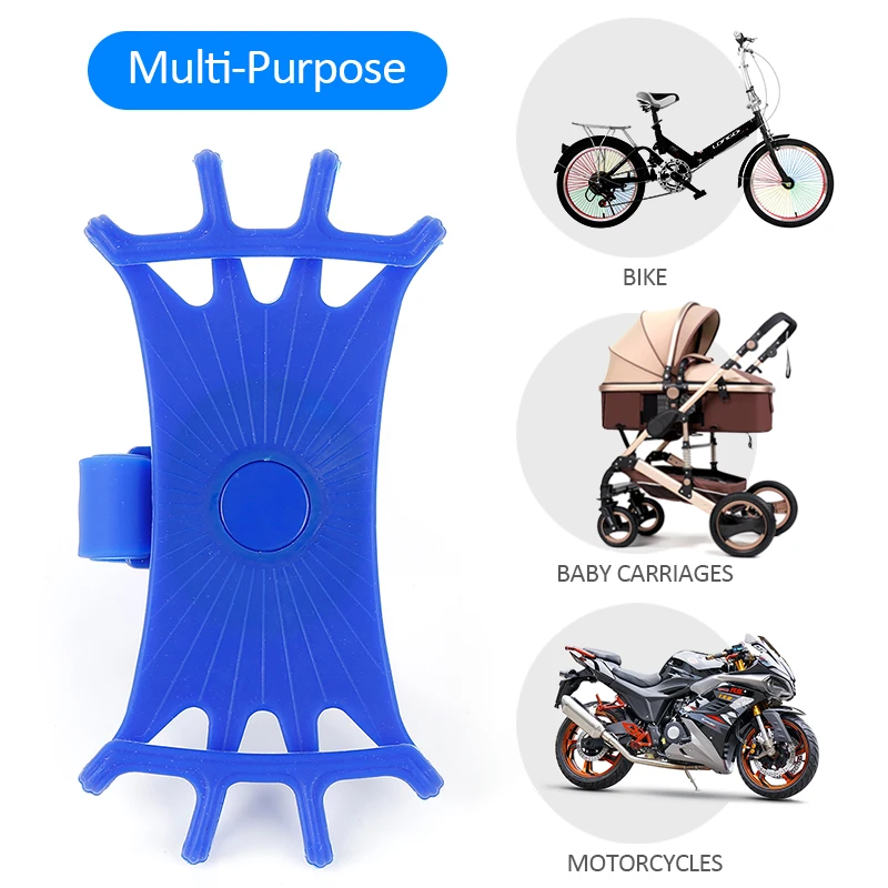 Креативный силиконовый держатель для телефона на велосипед автомобильный