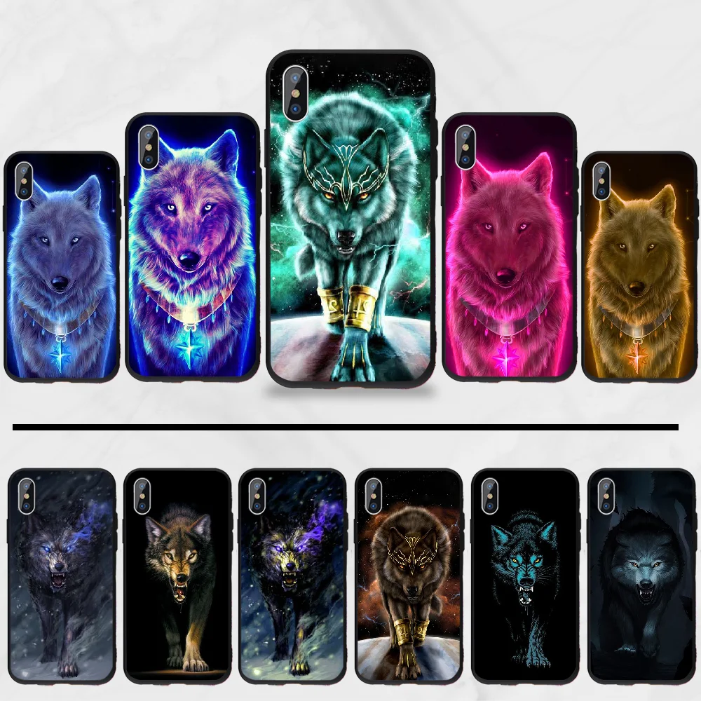 Wolf Fierce Snow Animal cool Customer высококачественный чехол для телефона iphone 5 5S 5c se 6 6s 7 8 plus x xs xr