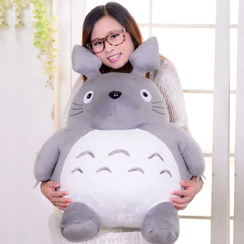 20/30/45cm Totoro Plush Toys Soft Stuffed Animals Anime Cartoon Pillow Cushion Cute Fat Cat  Animals Children Birthday Xmas Gift