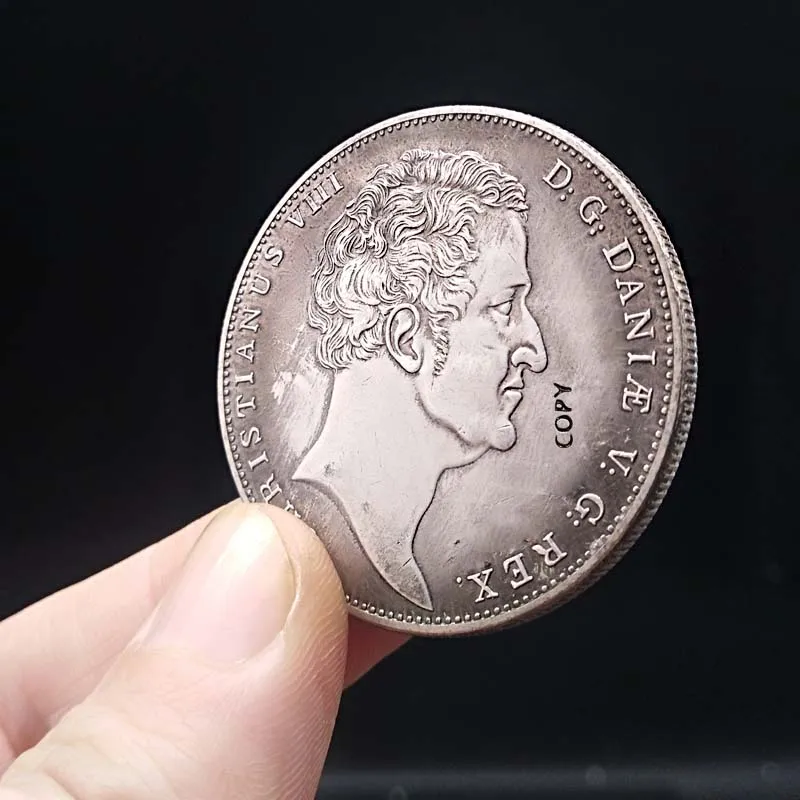 1840 датские монеты 38 мм антикварные сувенирные копии монет | Дом и сад