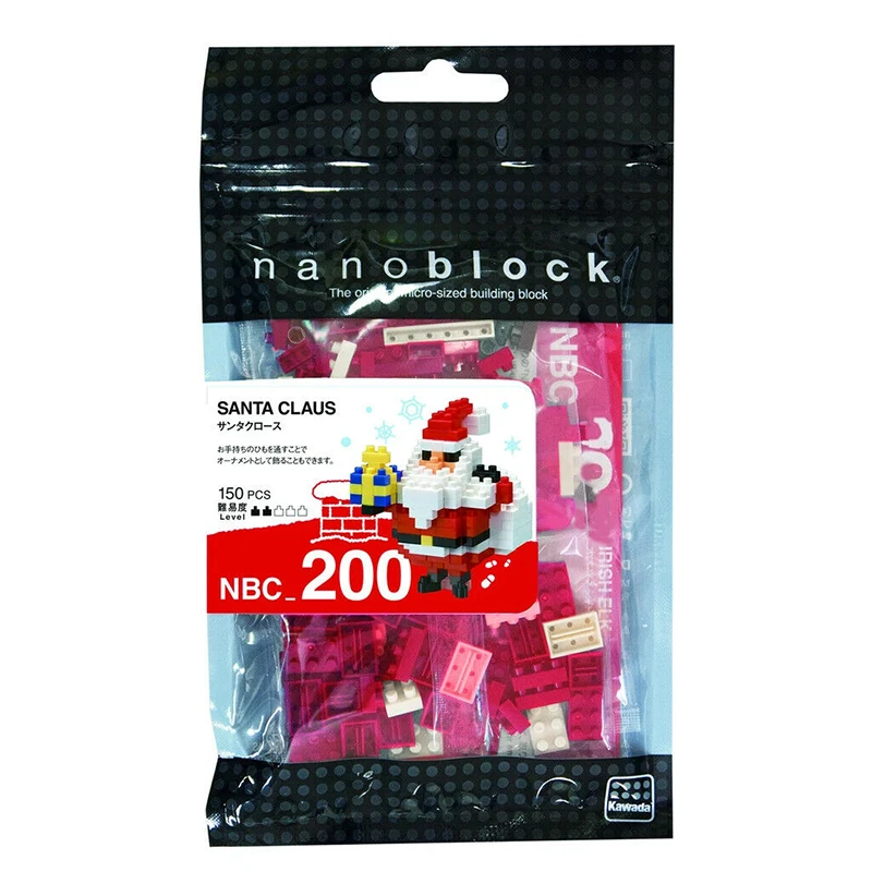 Nano Block Santa Claus nbc-200 NANOBLOCK Small grain miniature diamond building block adult construction toy NBC-200 | Игрушки и хобби