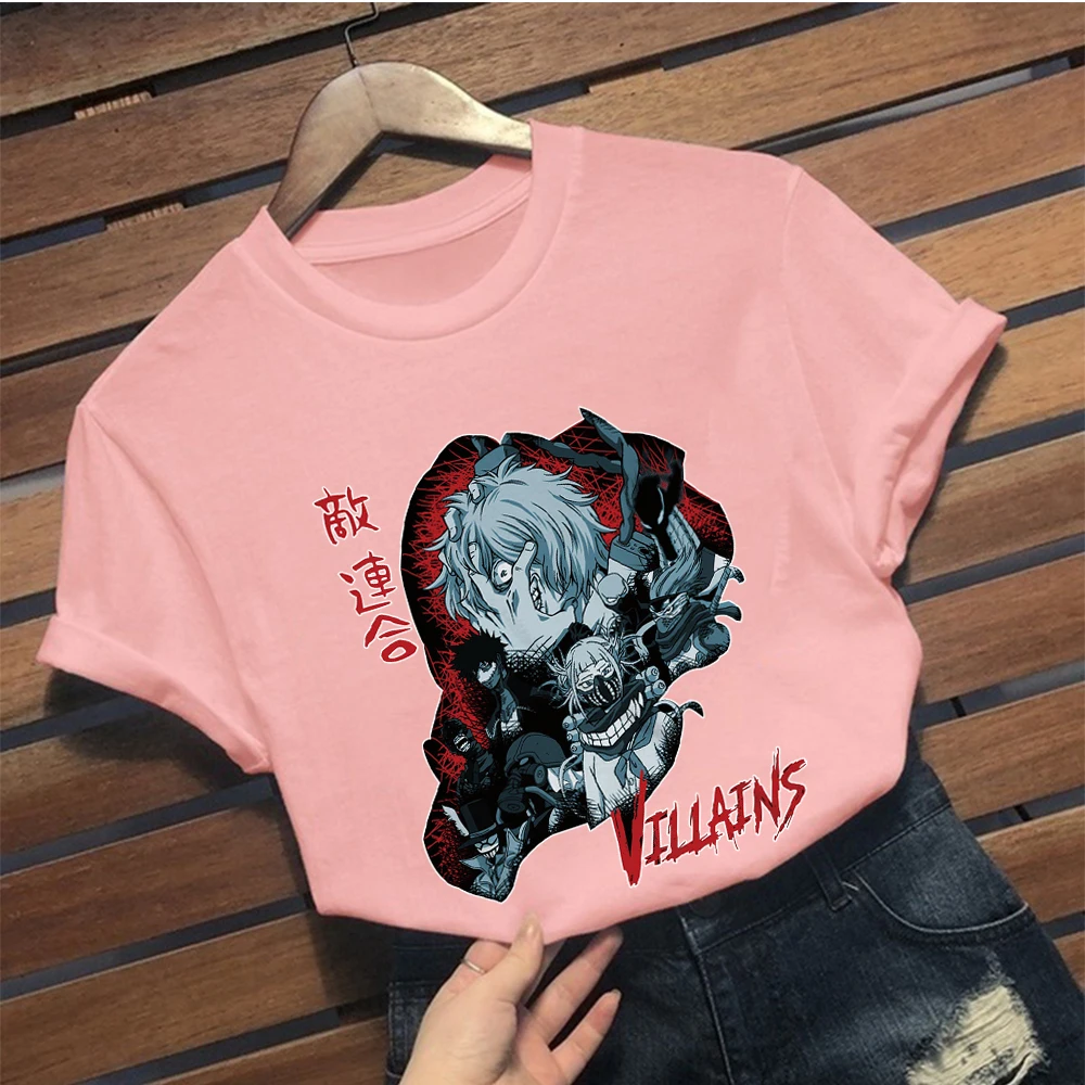 

My Hero Academia Japan Anime T-shirt Women Man Women Harajuku Casual Cartoon Tee Shirt Male Female