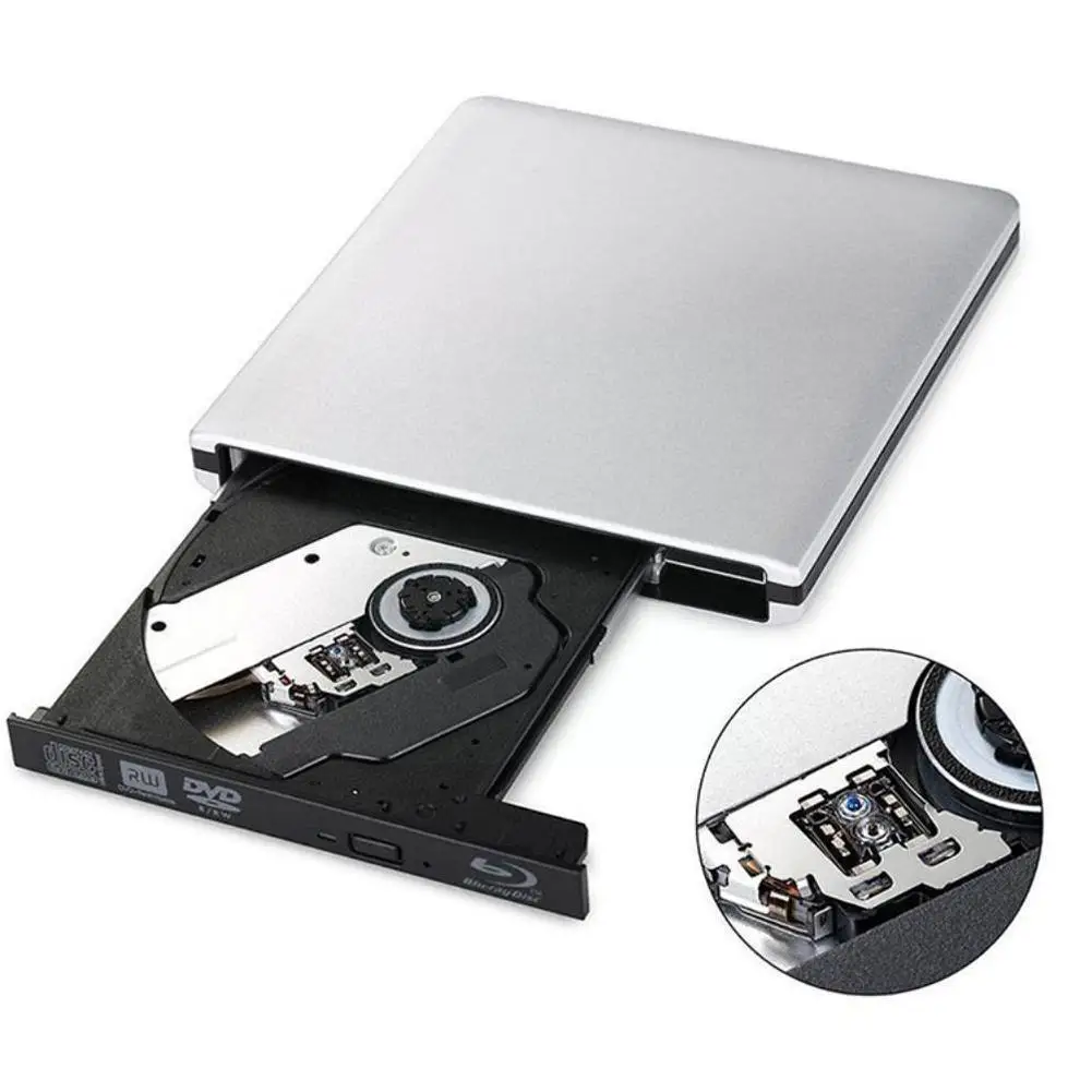 

For External Blu-ray Burner Drive USB3.0 DVD Player 3D Optical Ultra-thin For Windows/IOS Drive H1Z1