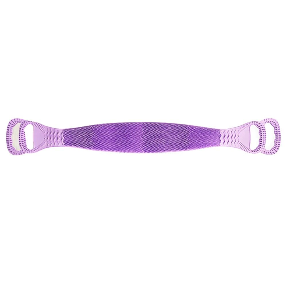 

Soft Overlength Bath Brush Unisex For Shower Silicone Back Scrubber Body Double-sided Remove Ash Mud Exfoliating Strong Rub