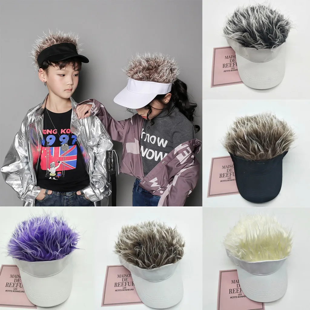 Детский парик бейсбольная кепка шаблон Анти-плюя шляпа пылезащитный чехол