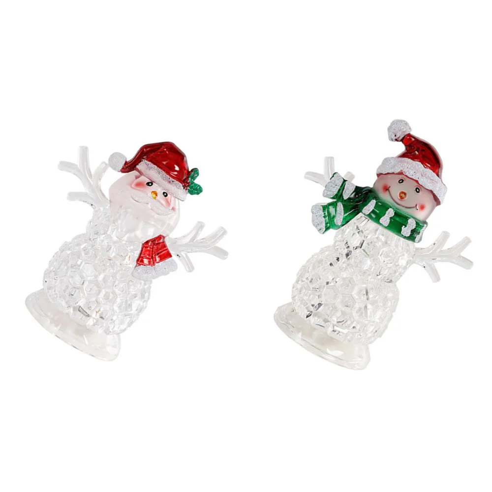 

2Pcs Xmas Desktop Decors Lights Christmas Decoration Lamps Xmas Gifts Choices
