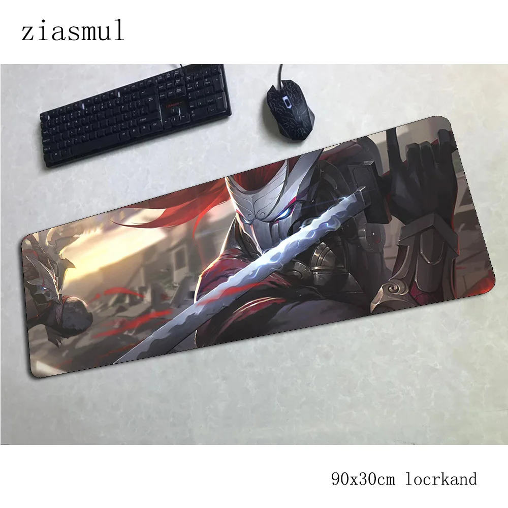 Коврик для мыши yasuo 90x30 см компьютерный геймерский коврик модный большой с