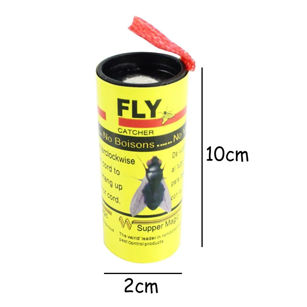 20 штук липкие летать Бумага дома номер Fly клей устранить насекомых клейкие