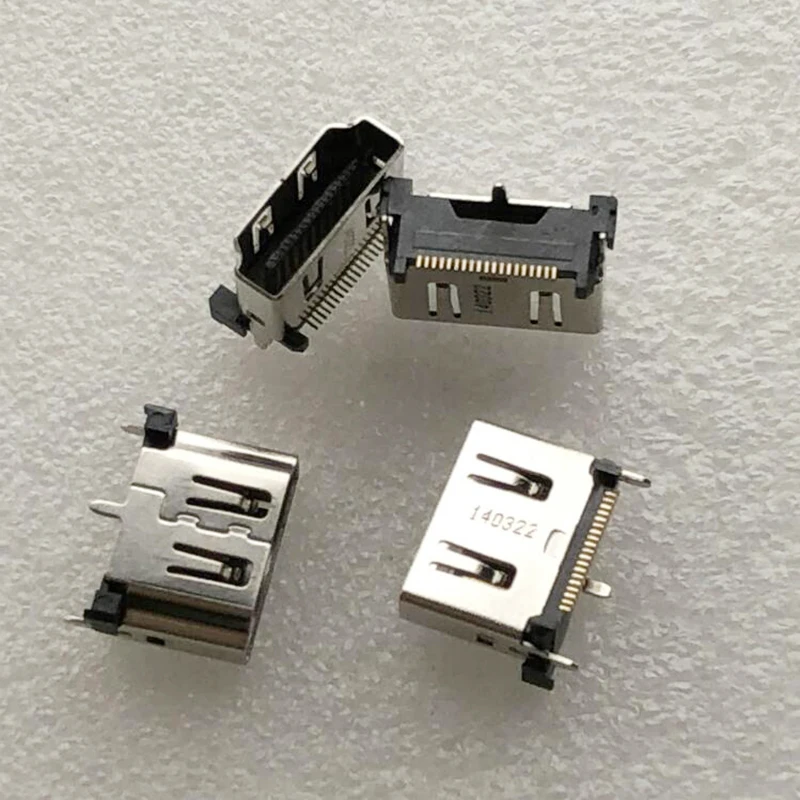 Коннектор порта HDMI Slim интерфейса для зарядки и ремонта Sony PlayStation 4 PS4, 10 штук, микро-USB, бренд ON.