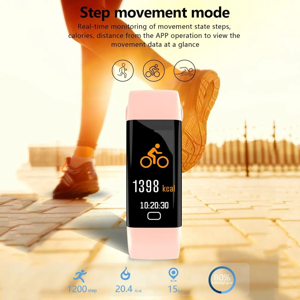 

F07 Waterproof Smart Wristbands Bracelet Heart Rate Monitor Blood Pressure Fitness Tracker Smartband Sport Watch for ios android