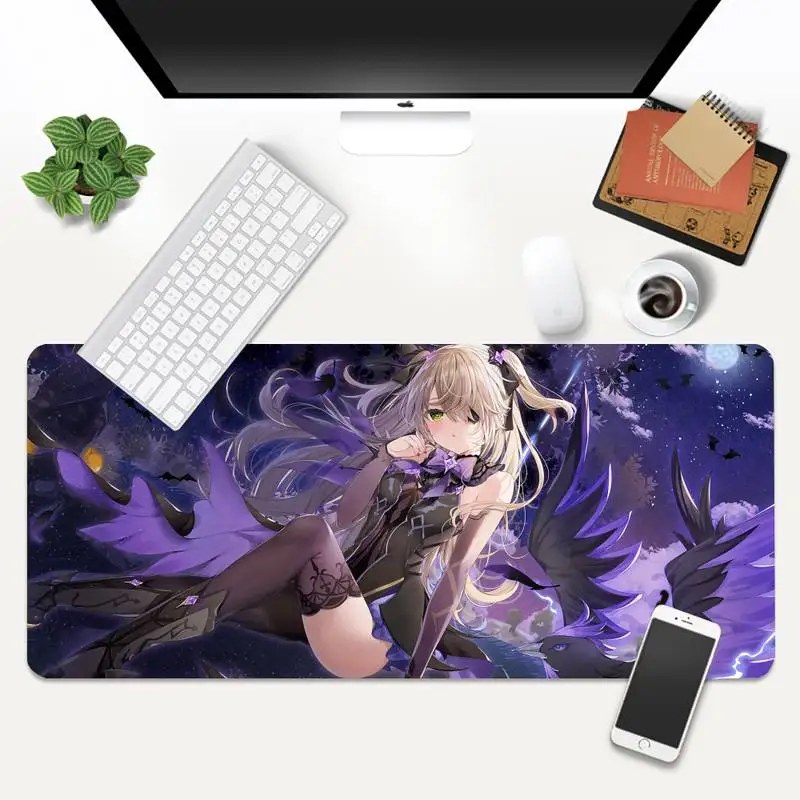 

Mafuyu genshi impact Gaming Player desk laptop Rubber Mouse Mat XL Large Gamer Keyboard PC Desk Mat Computer Tablet Mouse mat