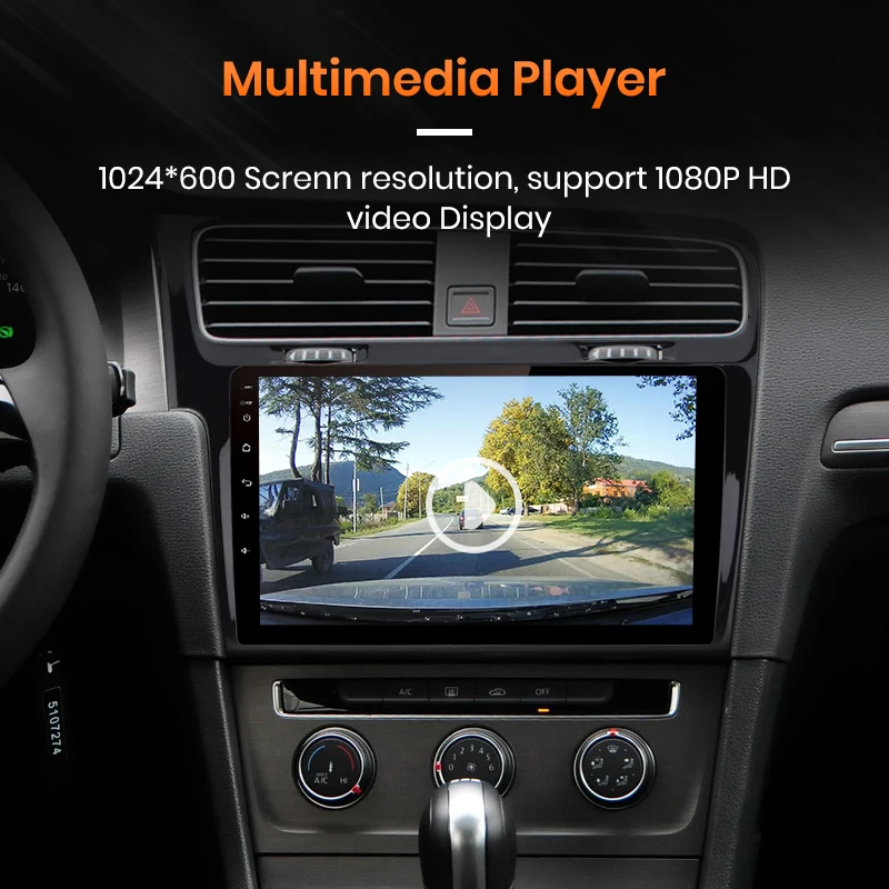 Автомагнитола AWESAFE PX9 для VW мультимедийный видеоплеер на Android 2013 2 ГБ + 32 с GPS Golf 7 2014