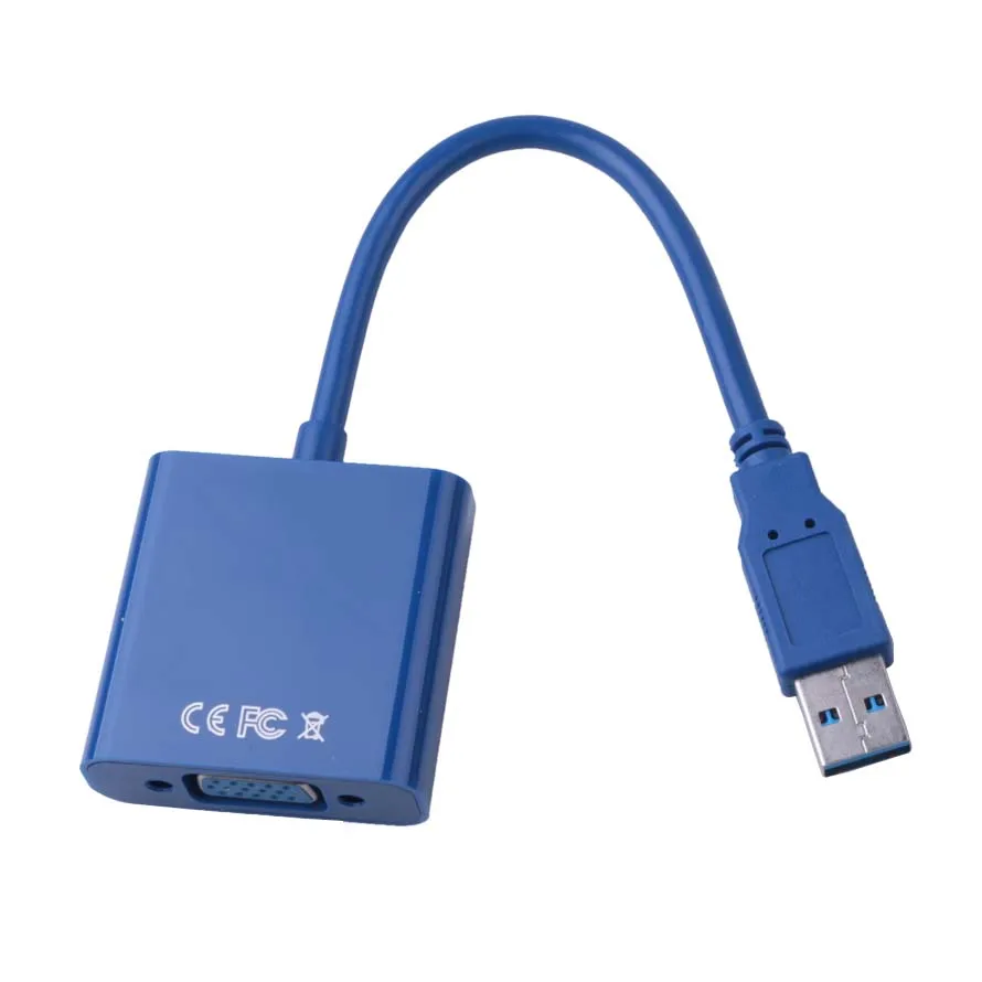 Elistooop USB 3 0 к VGA мультидисплейный адаптер конвертер внешняя видеографическая