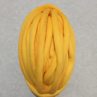yellow 250 г Супер крупная пряжа для одеяло ручной вязки крючком DIY Хлопок Рука вязание ровинг пряжа для одеяла ковер коровка пряжа - Цвет: yellow