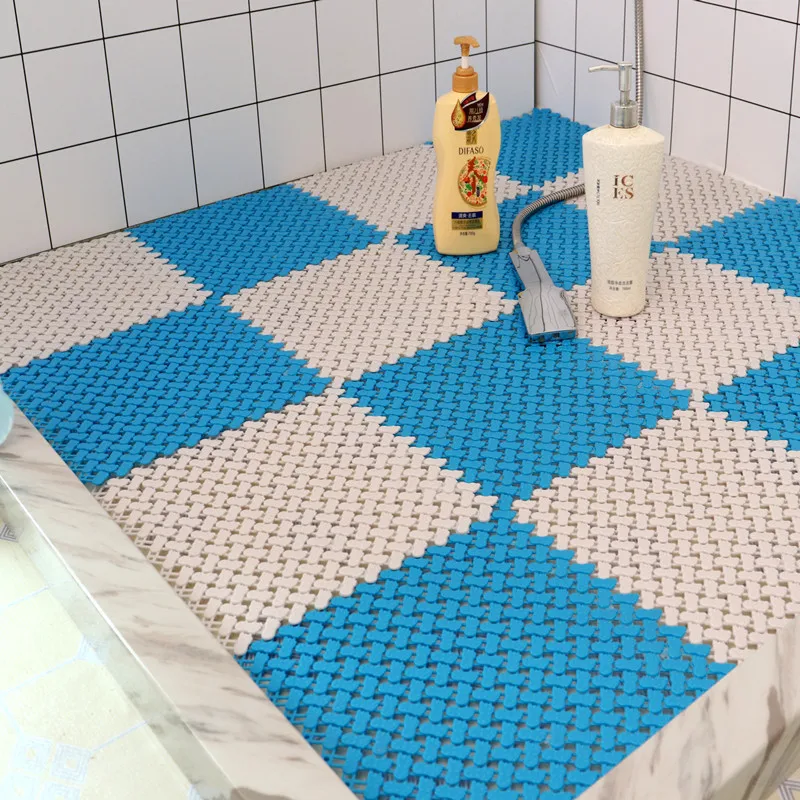 Новинка Mrosaa Противоскользящий мягкий коврик для ванной пластиковый волшебный