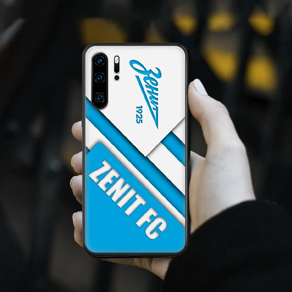 

FC Zenit football soccer Phone Case cover For huawei p 8 9 10 20 30 40 P pro Smart 2019 Z lite mini black Waterproof Silicone