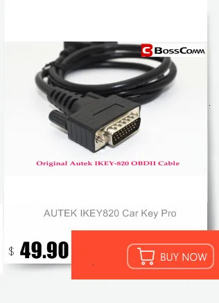 Autek IKEY820 обд 2 Программатор авто 41/5000 полный пакет с лицензиями Toyota и GM OBD2 Программатор ключей инструмент