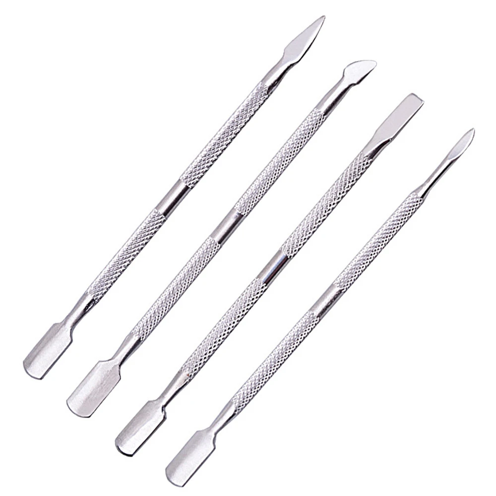 

Nail Care Tools Double Ended Nail Cuticle Pusher Stainless Steel Cuticle Dead Skin Clean up Manicure Tools