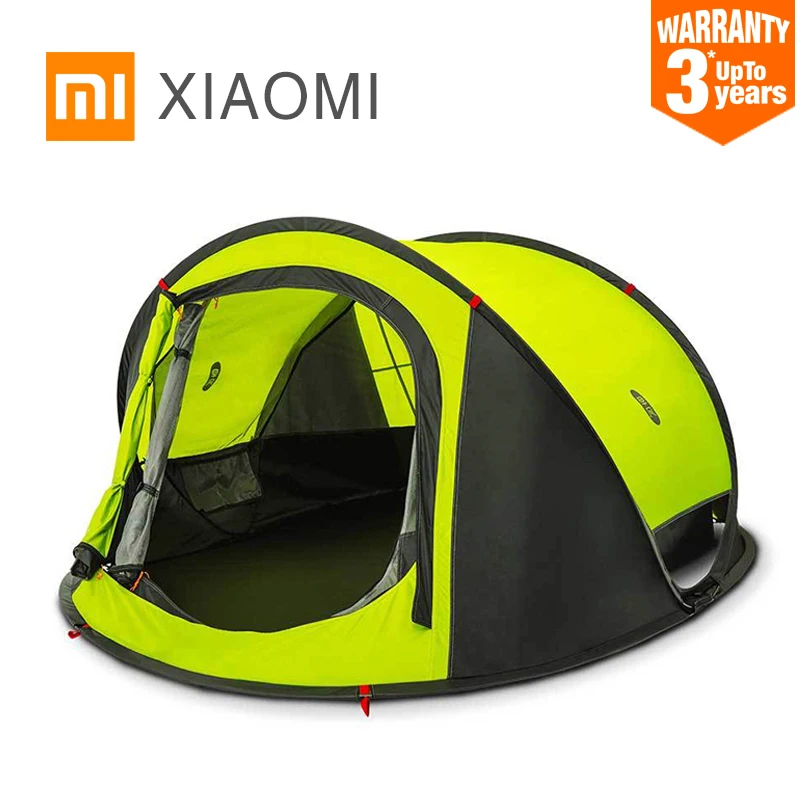 XIAOMI MIJIA Наружная палатка для кемпинга Автоматическая всплывающая Пляжная палатка Сверхлегкая палатка предотвращает комаров Водонепроницаемая дышащая палатка палатка туристическая палатки туристические тент