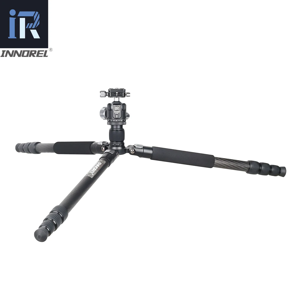 RT75CL Профессиональный 10 слоев штатив тренога из углеволокна монопод для DSLR Камера