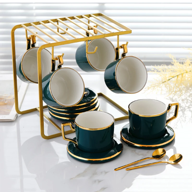 Дорожный чайник кофейная чашка 200 мл дизайнерская керамическая винтажная чайная