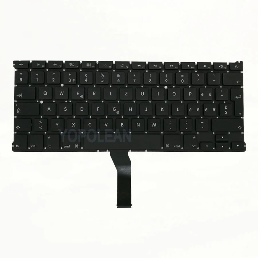 Новая швейцарская клавиатура с подсветкой для Macbook Air 13 &quotA1369 2011 A1466 КЛАВИАТУРА