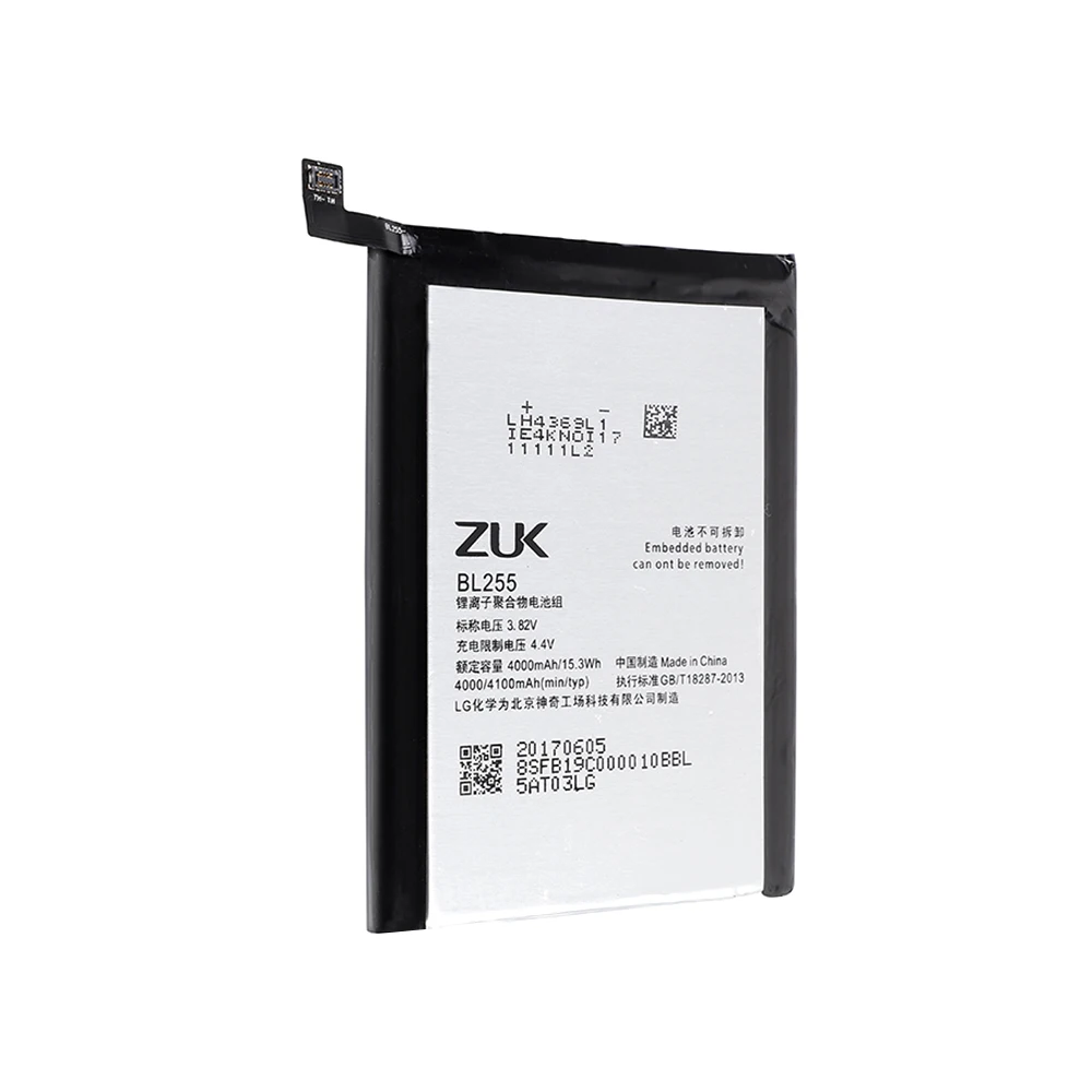 100% Оригинальный аккумулятор BL255 для Lenovo ZUK Z1 Z1221 4000/4100 мАч перезаряжаемая